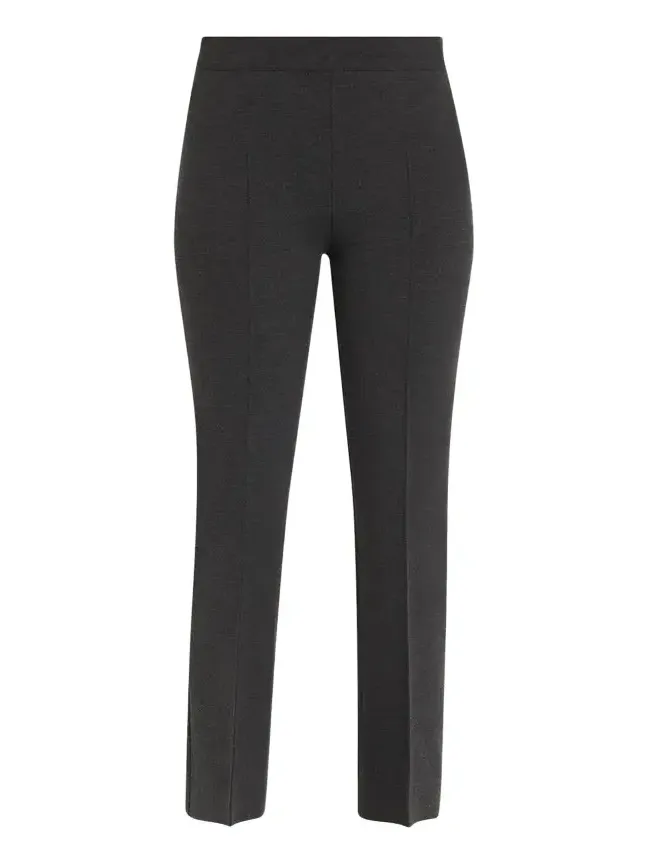 Kick Cotton-Knit Kickflare Ankle Pull-On Pants