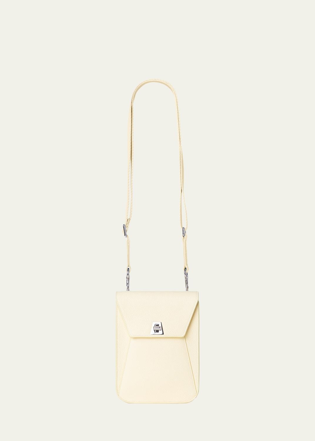 Akris Anouk Mini Leather Messenger Bag
