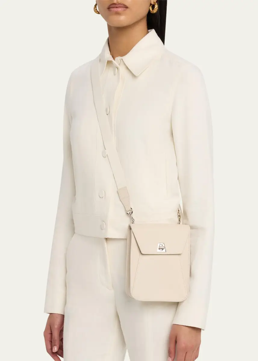 Akris Anouk Mini Leather Messenger Bag | Thumbnail 6 Akris Anouk Mini Leather Messenger Bag | Thumbnail 6