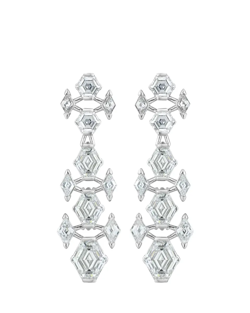 Paul Morelli Platinum Diamond Prisma Earrings | Thumbnail 2 Paul Morelli Platinum Diamond Prisma Earrings | Thumbnail 2