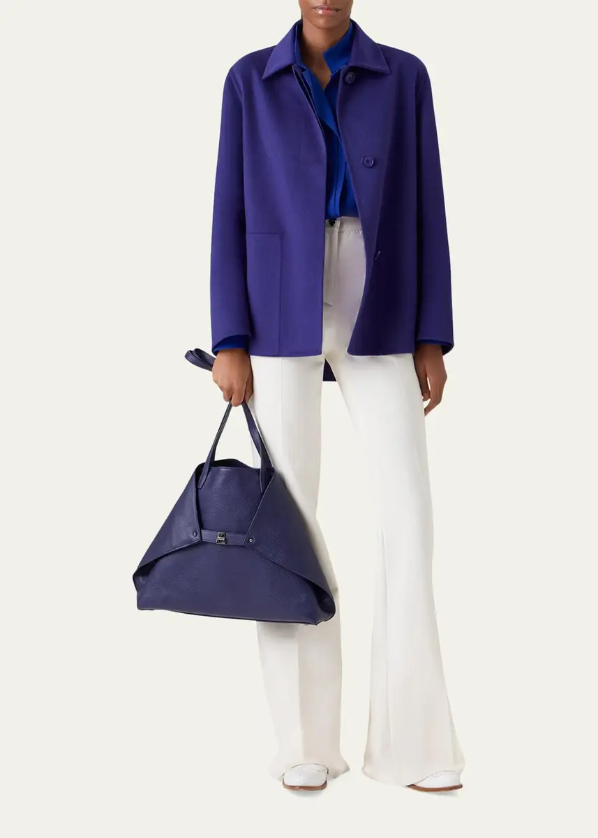 Akris Ai Medium Calf Leather Shoulder Bag | Thumbnail 12 Akris Ai Medium Calf Leather Shoulder Bag | Thumbnail 12