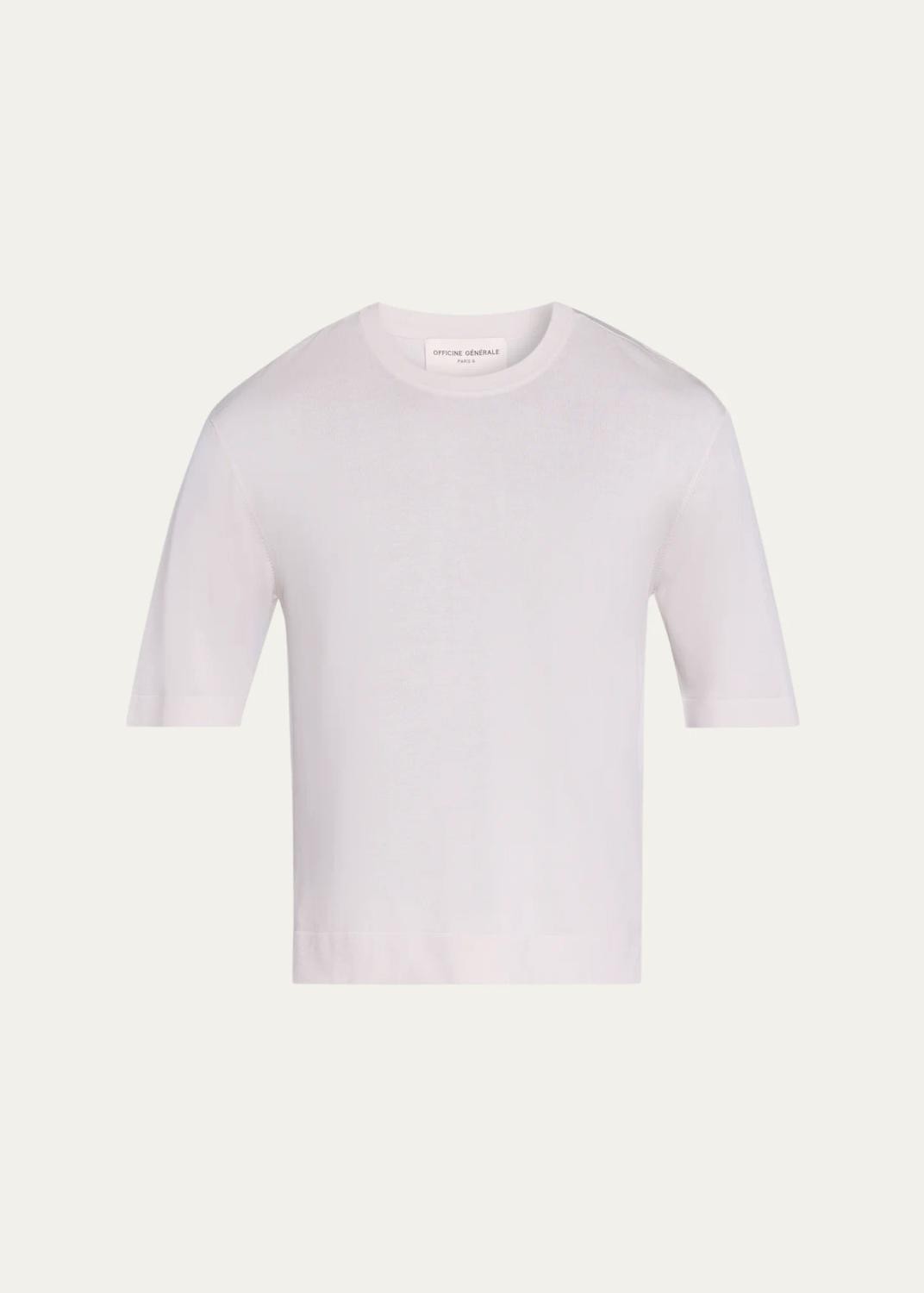 OFFICINE GÉNÉRALE Men's Wool-Blend T-Shirt