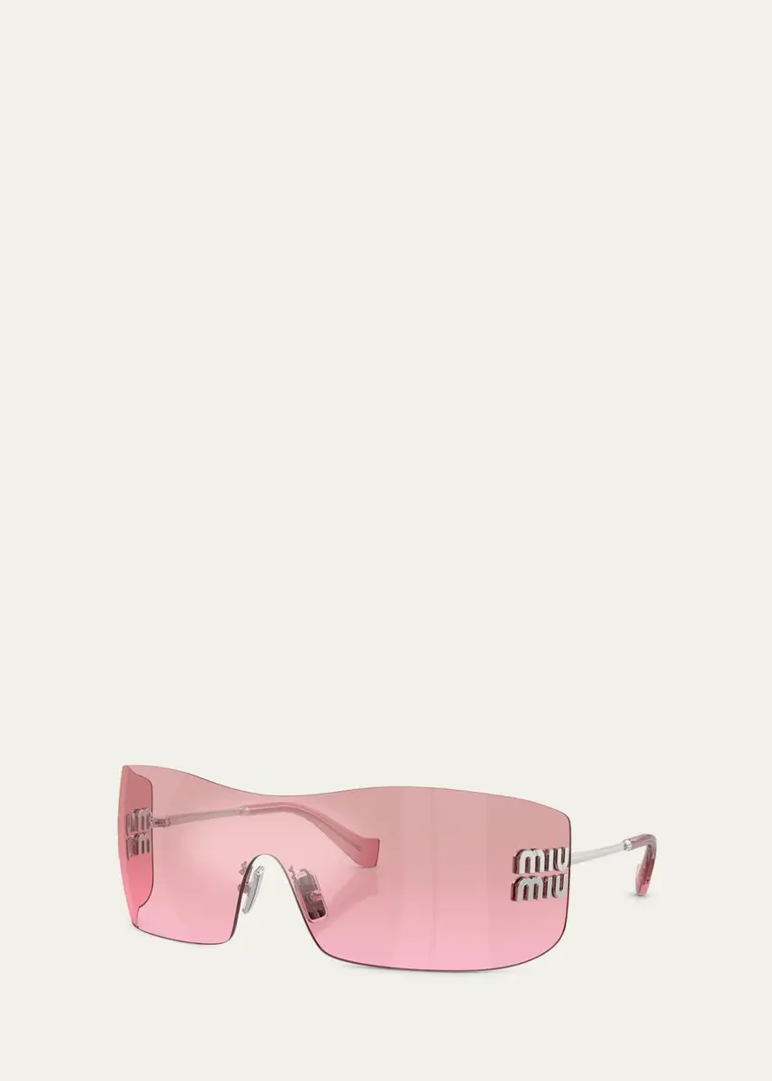 Miu Miu 144MM Shield Sunglasses | Thumbnail 2