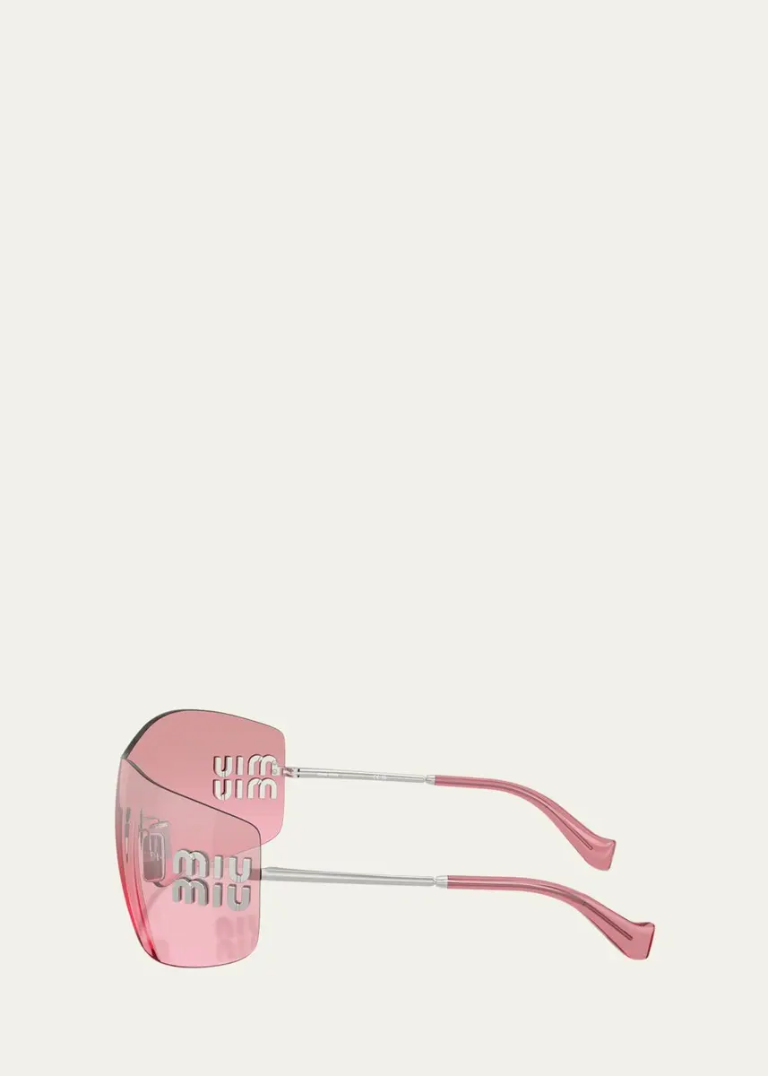 Miu Miu 144MM Shield Sunglasses | Thumbnail 3