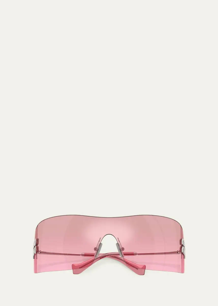 Miu Miu 144MM Shield Sunglasses | Thumbnail 5
