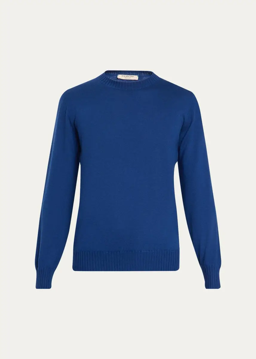 Fioroni Men's Cashmere Crewneck Sweater | Thumbnail 6