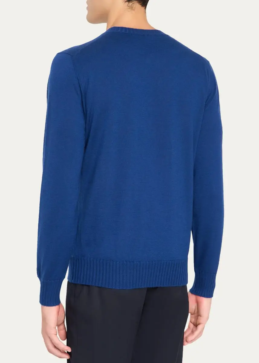 Fioroni Men's Cashmere Crewneck Sweater | Thumbnail 8