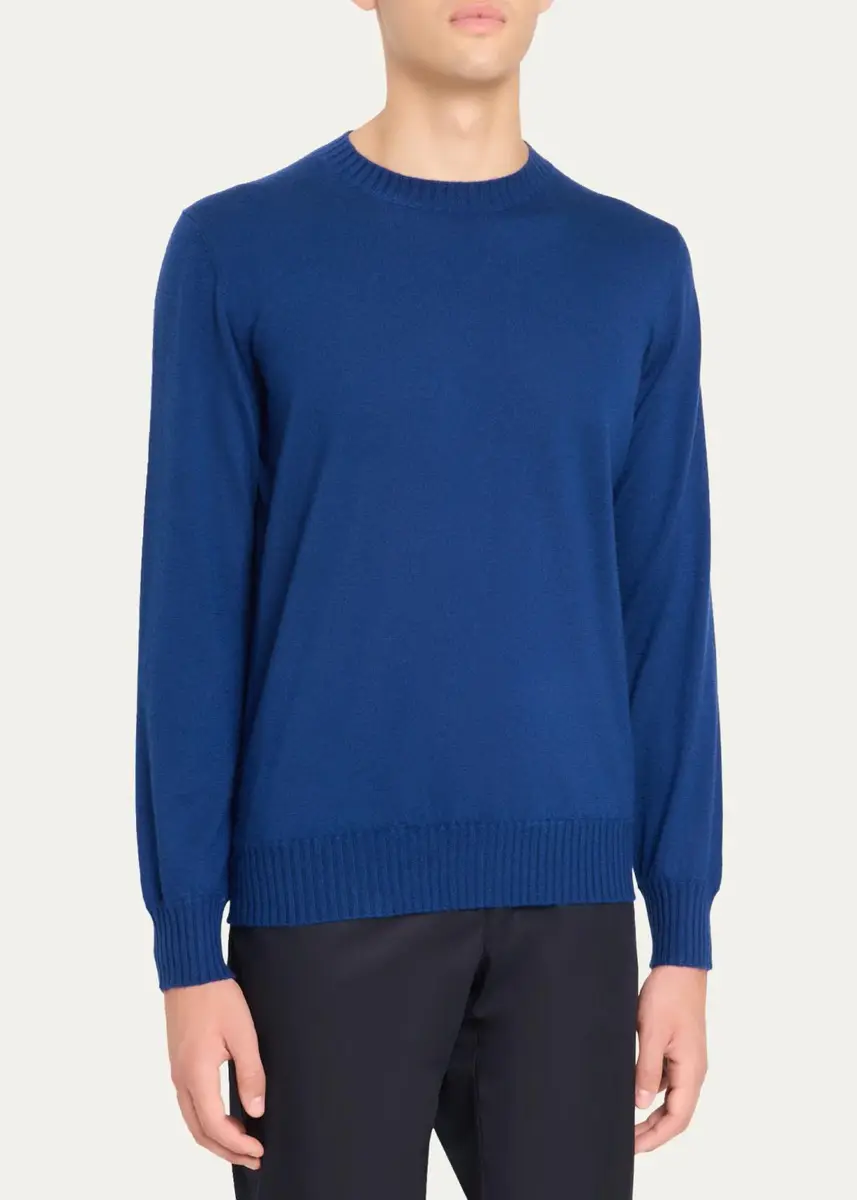 Fioroni Men's Cashmere Crewneck Sweater | Thumbnail 9