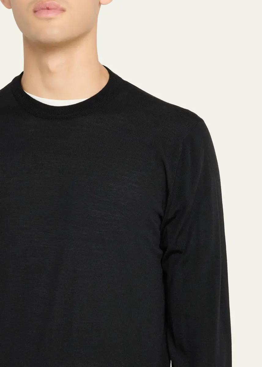 Fioroni Men's Merino Wool Crewneck Sweater | Thumbnail 10