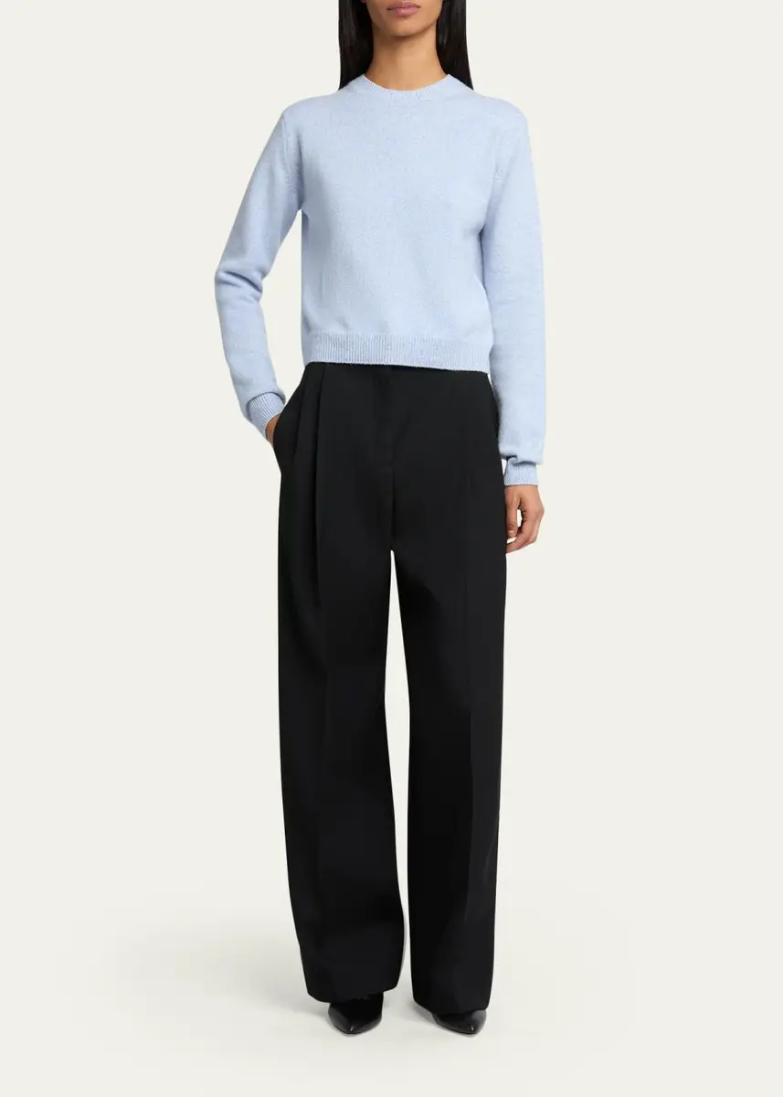 Jil Sander Wool-Cashmere Crewneck Sweater | Thumbnail 2 Jil Sander Wool-Cashmere Crewneck Sweater | Thumbnail 2