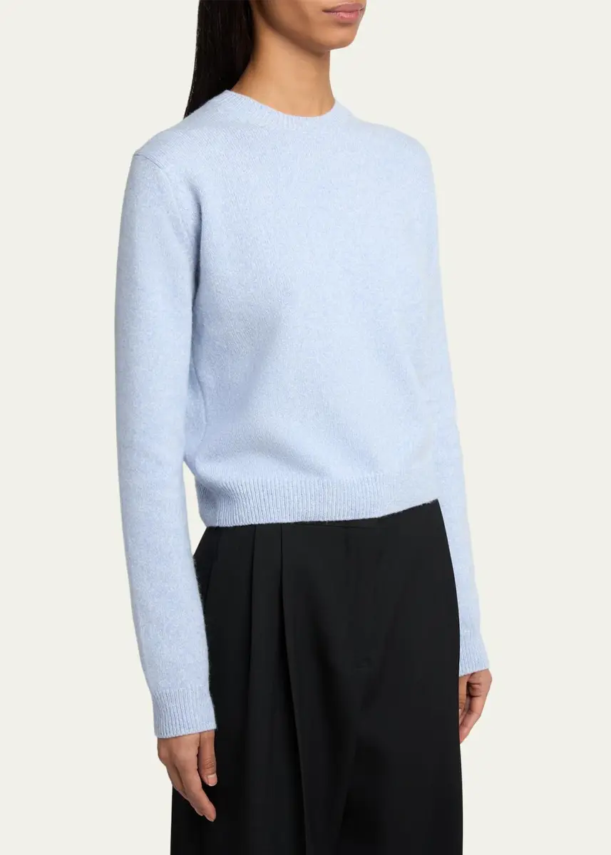 Jil Sander Wool-Cashmere Crewneck Sweater | Thumbnail 4 Jil Sander Wool-Cashmere Crewneck Sweater | Thumbnail 4