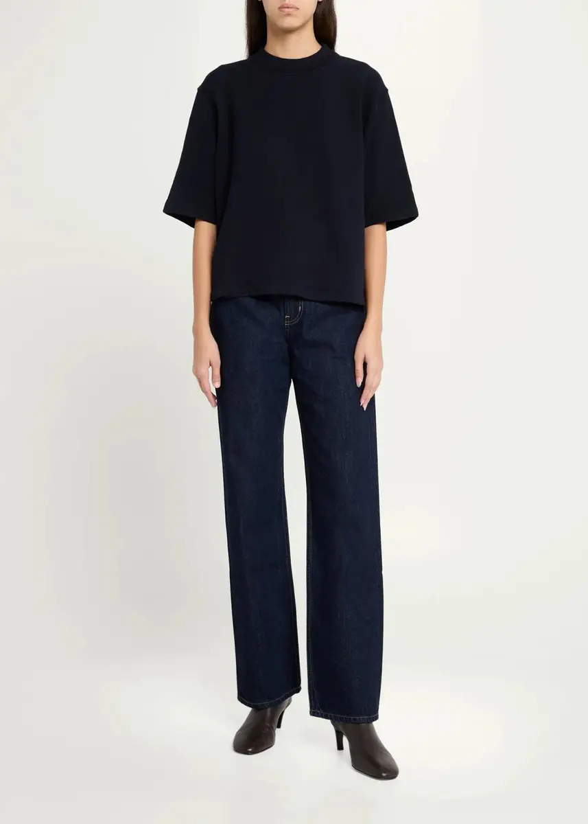 TWP Cropped Mock-Neck T-Shirt | Thumbnail 2