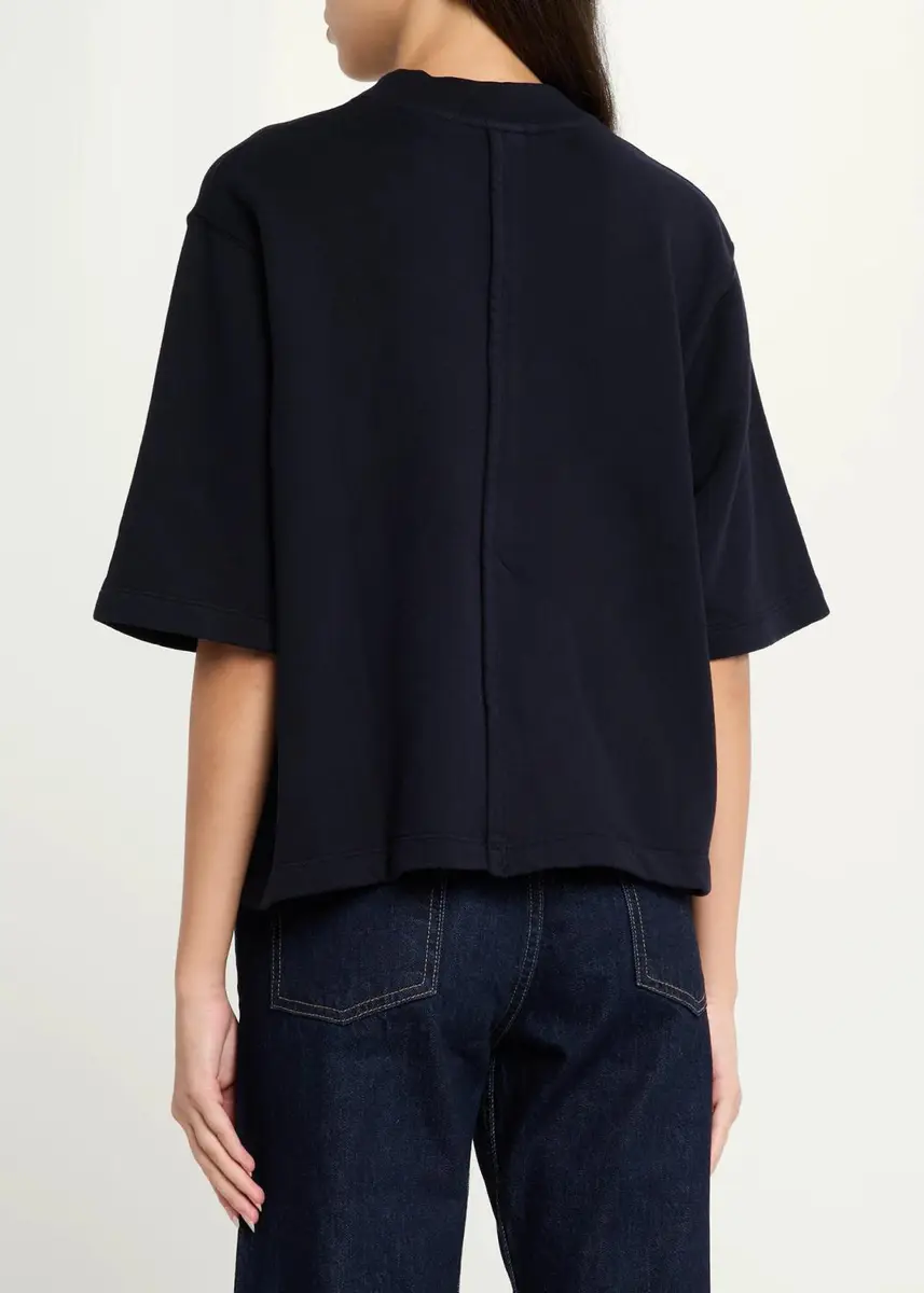 TWP Cropped Mock-Neck T-Shirt | Thumbnail 3
