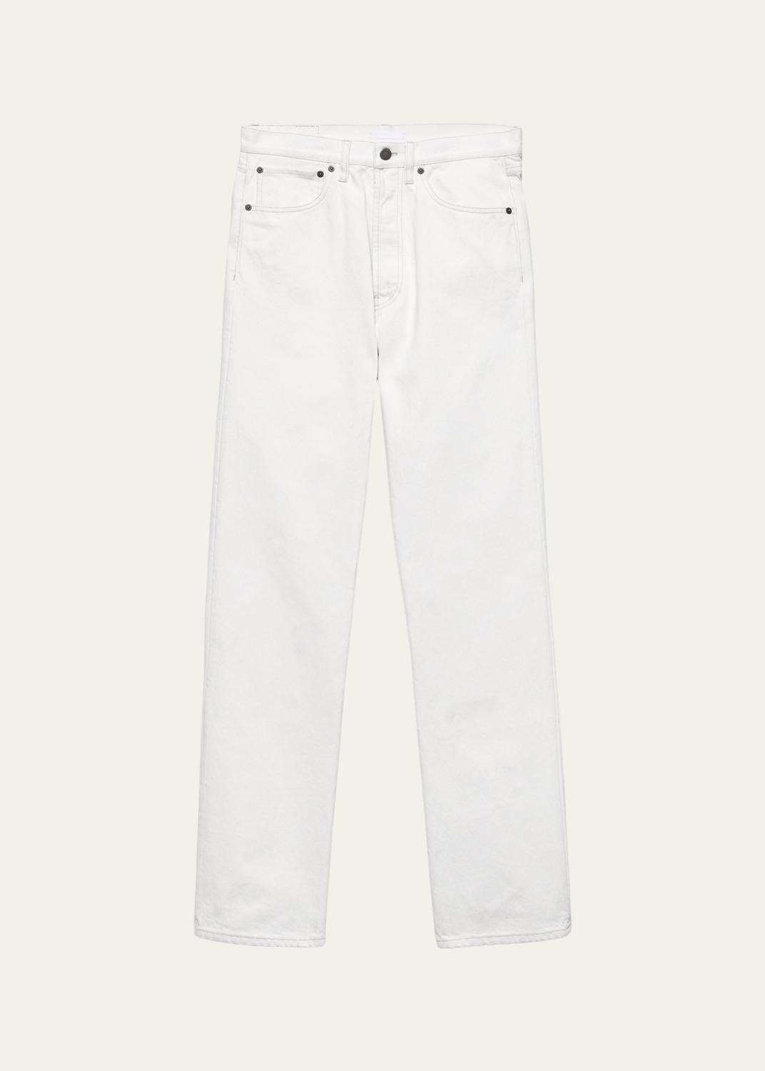 Prada Men's Denim Straight Leg Five-Pocket Pants