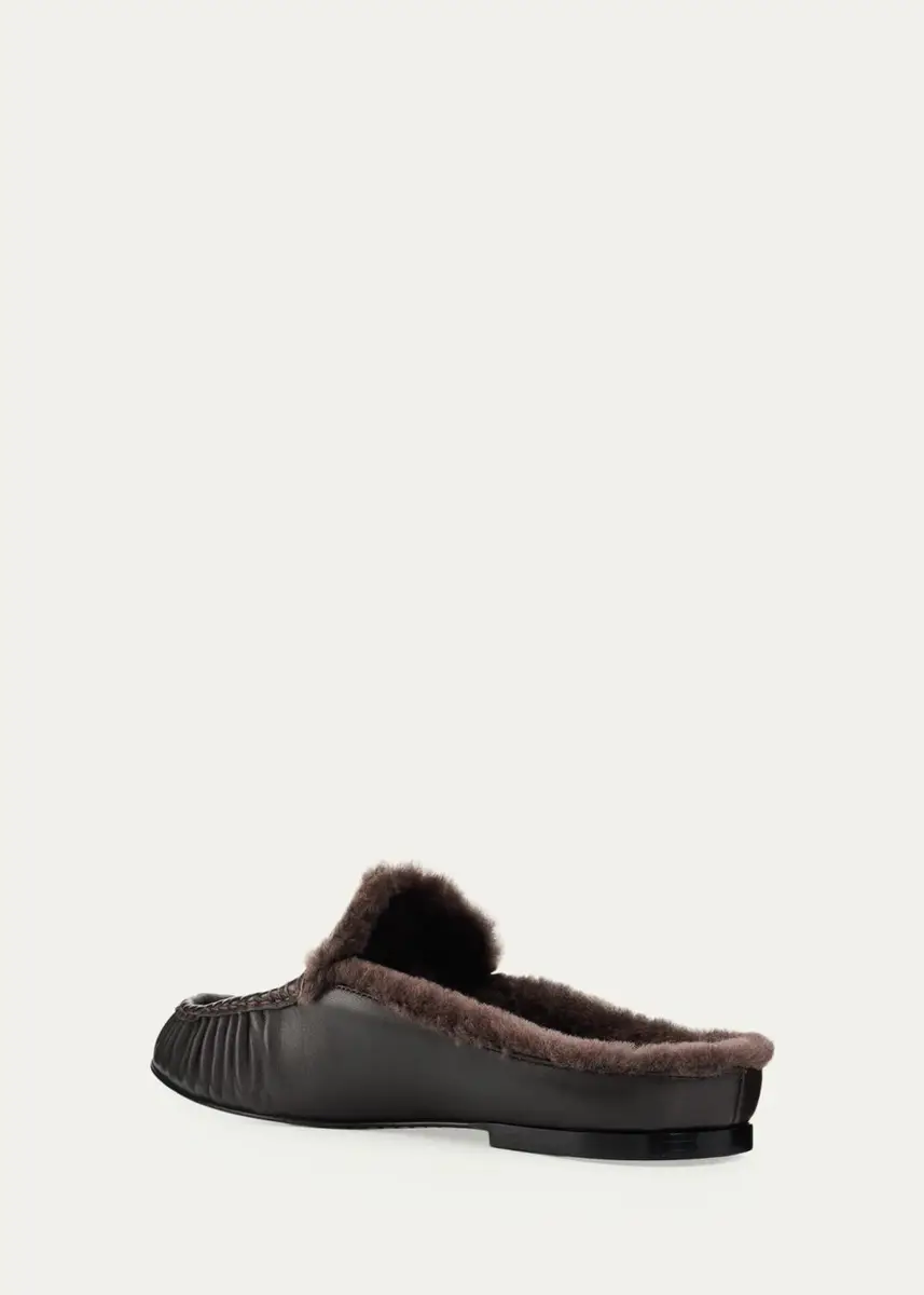 Vince Tevin Shearling Suede Mules | Thumbnail 2 Vince Tevin Shearling Suede Mules | Thumbnail 2
