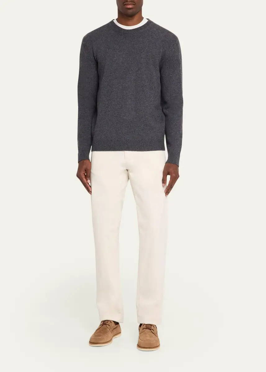 Massimo Alba Men's Cashmere Crewneck Sweater | Thumbnail 6
