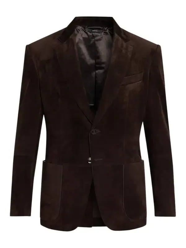 Tom Ford Men's Suede Single-Breasted Blazer