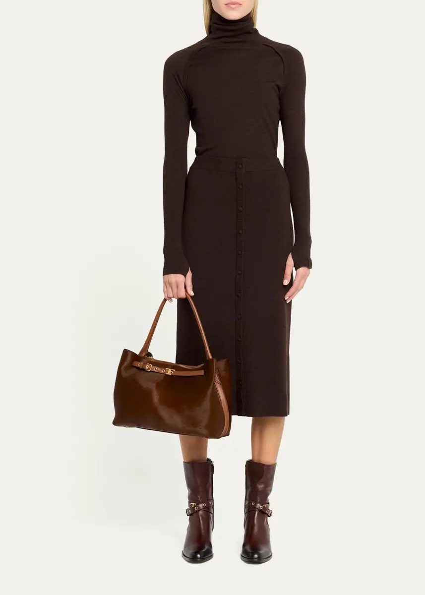Tod's Tim Calf Hair Top-Handle Bag | Thumbnail 5 Tod's Tim Calf Hair Top-Handle Bag | Thumbnail 5