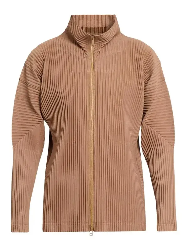 Homme Plissé Issey Miyake Men's Pleated Full-Zip Jacket
