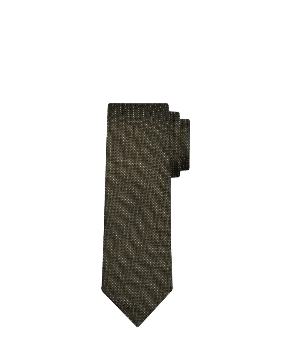 Zegna Men's Micro-Jacquard Silk Tie | Thumbnail 2 Zegna Men's Micro-Jacquard Silk Tie | Thumbnail 2