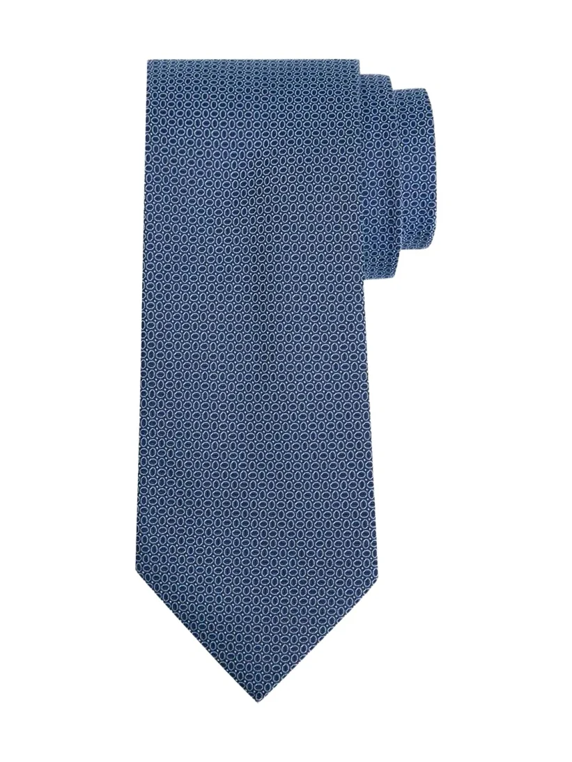 Men's Micro-Jacquard Silk Tie