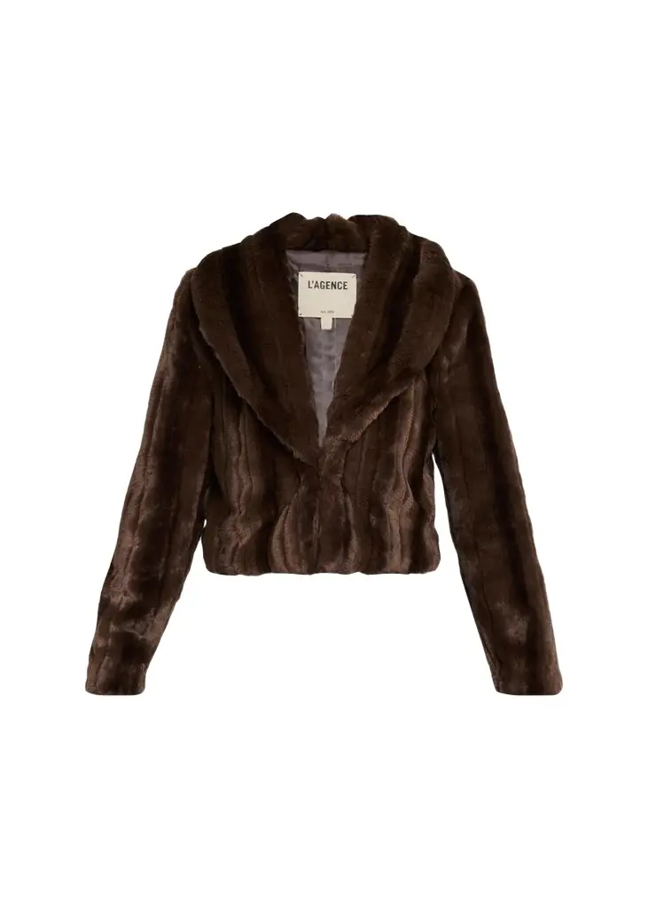 Davy Faux fur Cropped Jacket Davy Faux fur Cropped Jacket