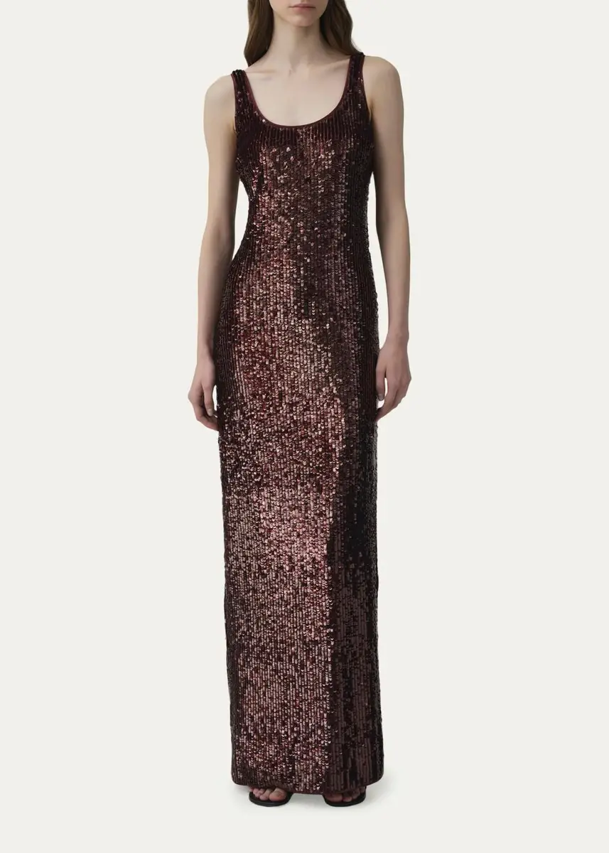 Simkhai Bex Sequined Tank Maxi Dress | Thumbnail 2