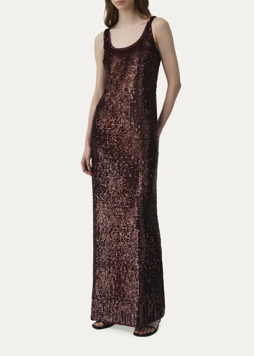 Simkhai Bex Sequined Tank Maxi Dress | Thumbnail 4