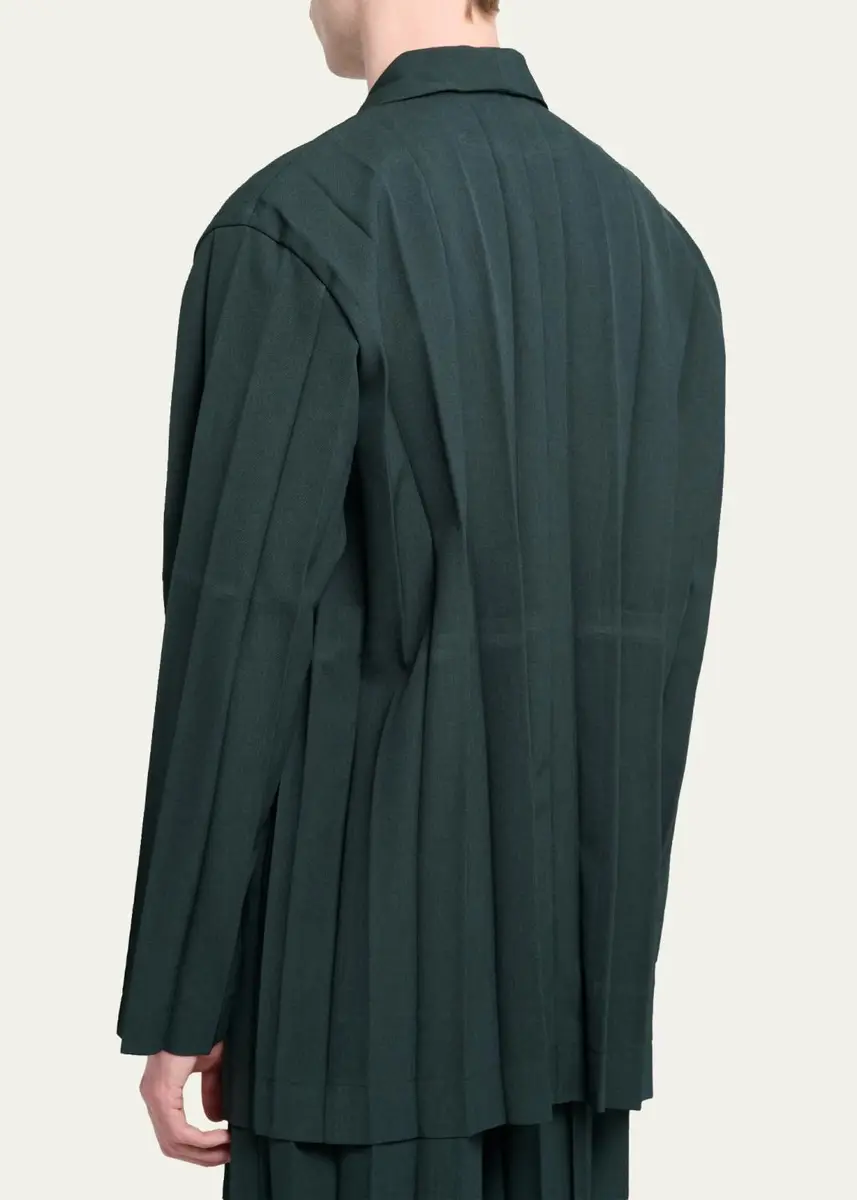 Homme Plissé Issey Miyake Men's Pleated Sport Jacket | Thumbnail 3