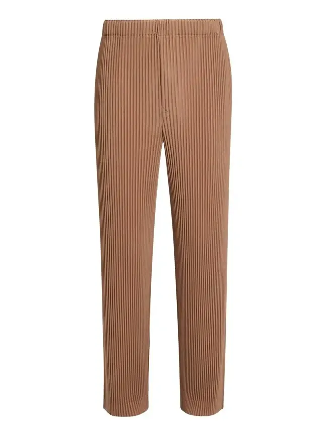 Homme Plissé Issey Miyake Men's Pleated Straight-Leg Pants