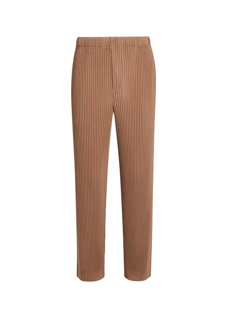 Homme Plissé Issey Miyake Men's Pleated Straight-Leg Pants