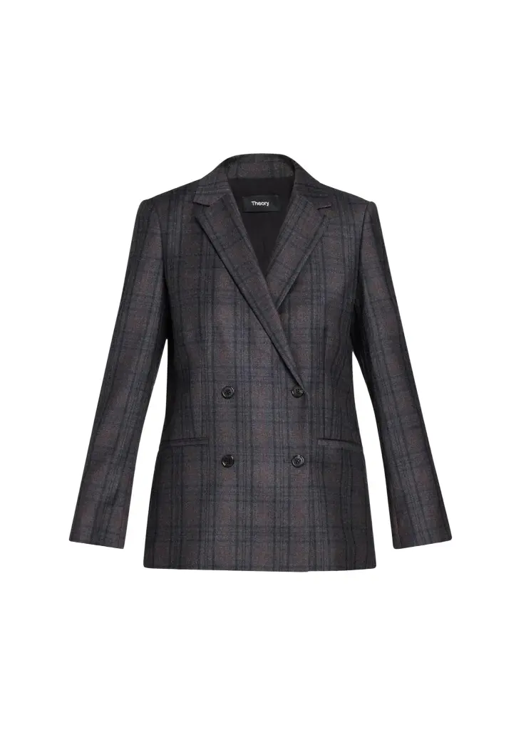 Theory Relaxed Double-Breasted Jacket