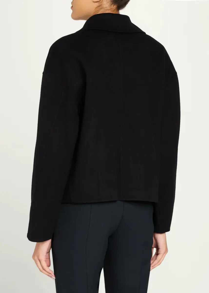 Theory Double-Breasted Wool-Cashmere Short Pea Coat | Thumbnail 3 Theory Double-Breasted Wool-Cashmere Short Pea Coat | Thumbnail 3