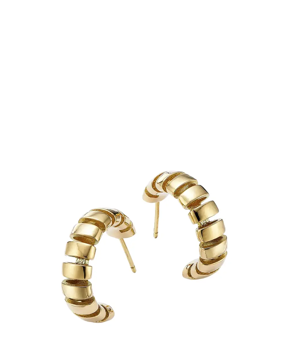 Futura Jewelry 14K Porto Hoop Earrings | Thumbnail 2 Futura Jewelry 14K Porto Hoop Earrings | Thumbnail 2