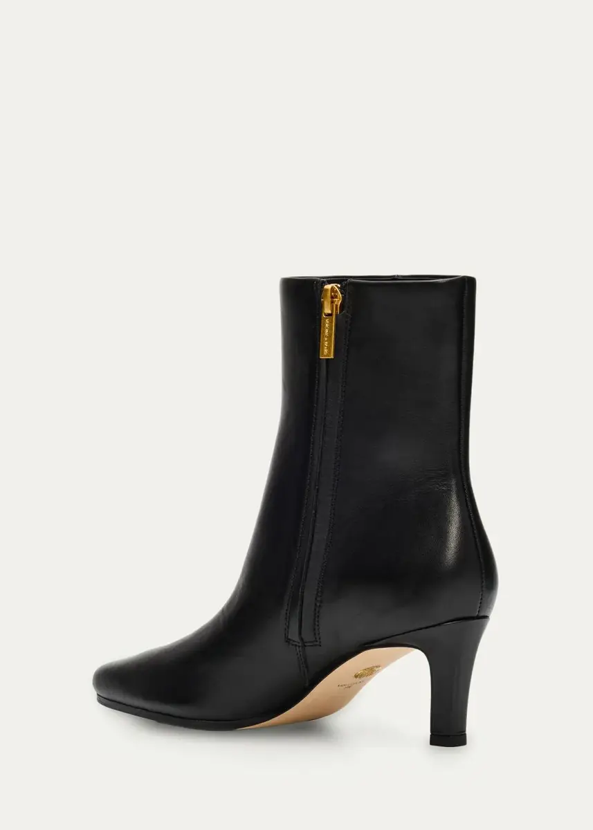 Veronica Beard Agnes 65MM Leather Ankle Boots | Thumbnail 2