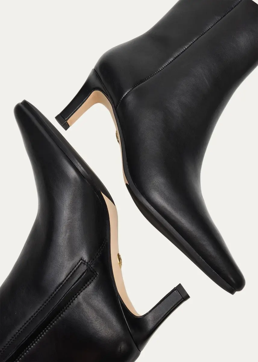 Veronica Beard Agnes 65MM Leather Ankle Boots | Thumbnail 3