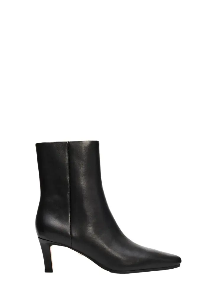 Veronica Beard Agnes 65MM Leather Ankle Boots