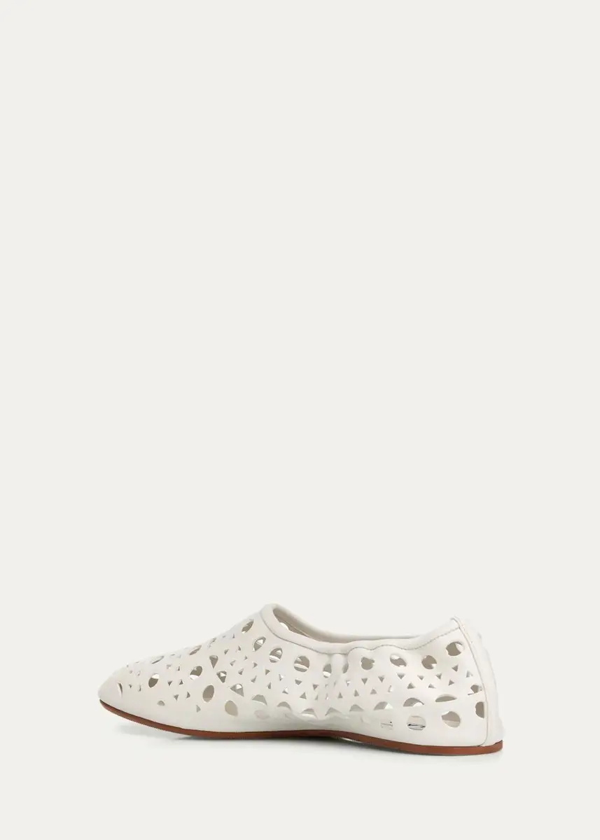 Alaïa Neo Vienne Cutout Leather Ballerina Flats | Thumbnail 2 Alaïa Neo Vienne Cutout Leather Ballerina Flats | Thumbnail 2