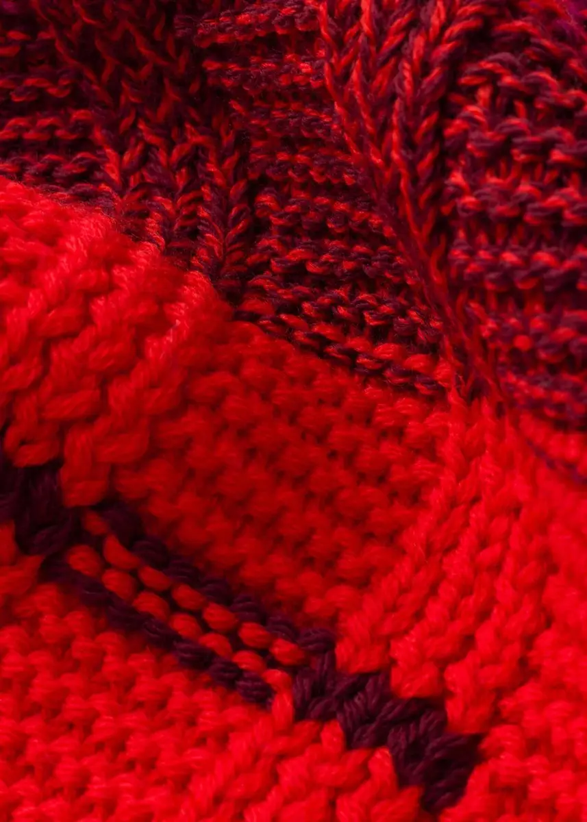 Prada Fringed Rib Knit Wool Scarf | Thumbnail 4 Prada Fringed Rib Knit Wool Scarf | Thumbnail 4