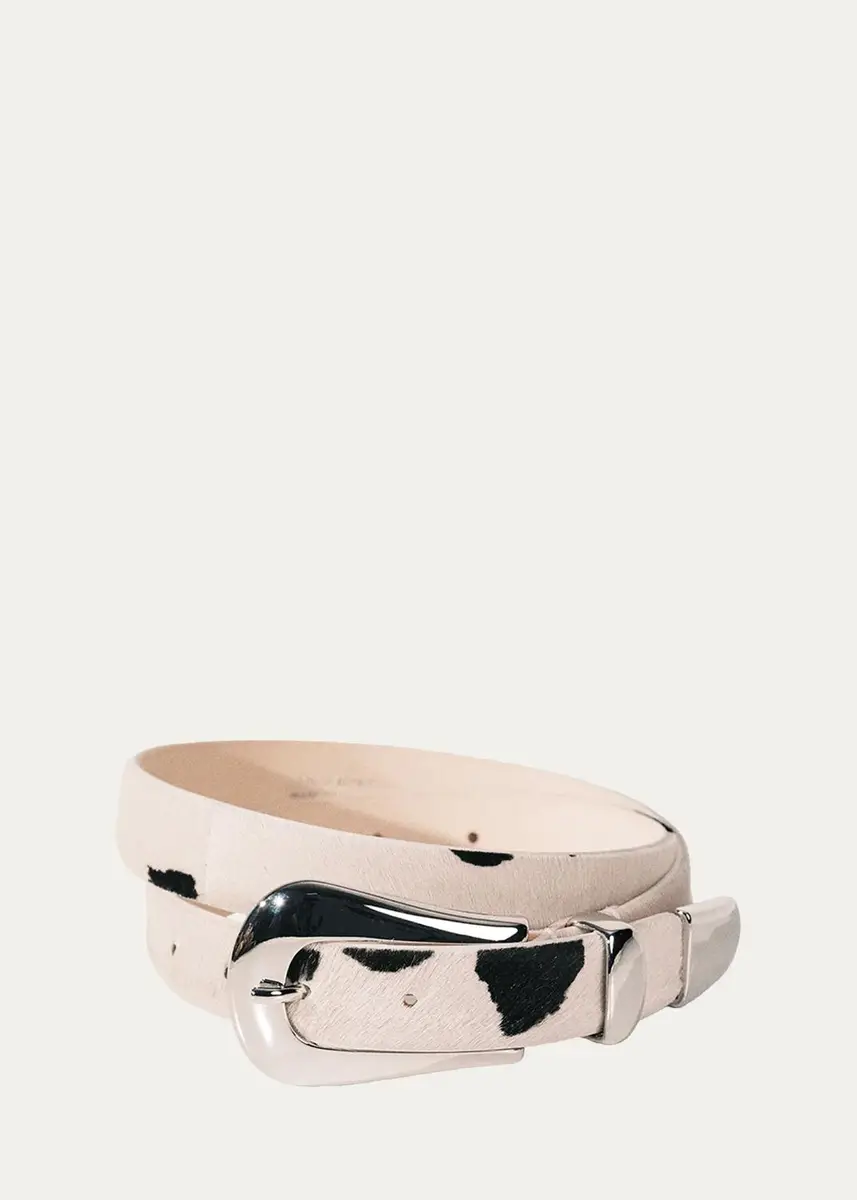 Déhanche Colette Dalmatian Calf Hair Belt | Thumbnail 2 Déhanche Colette Dalmatian Calf Hair Belt | Thumbnail 2