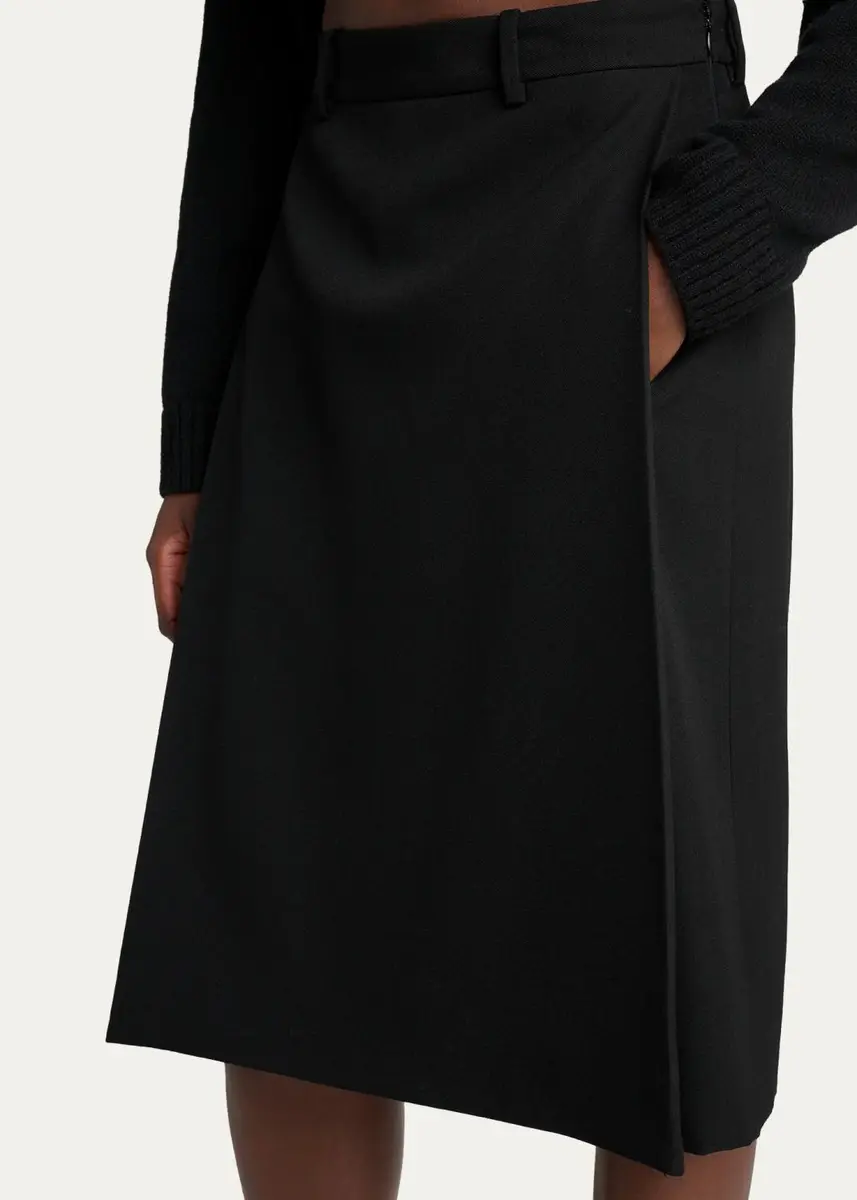 Balenciaga Folded Knee-Length Skort | Thumbnail 5 Balenciaga Folded Knee-Length Skort | Thumbnail 5