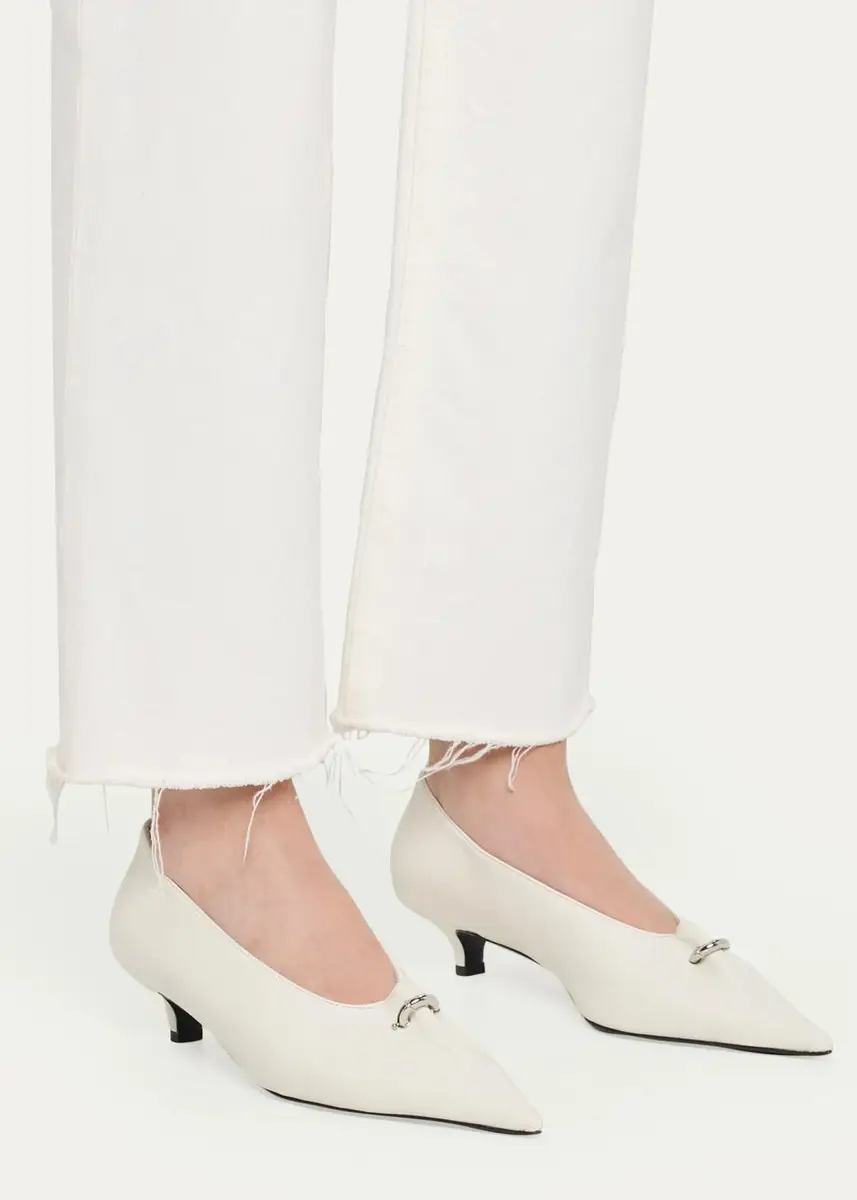 TOTEME 35mm Pierced Nappa Leather Pumps | Thumbnail 2 TOTEME 35mm Pierced Nappa Leather Pumps | Thumbnail 2