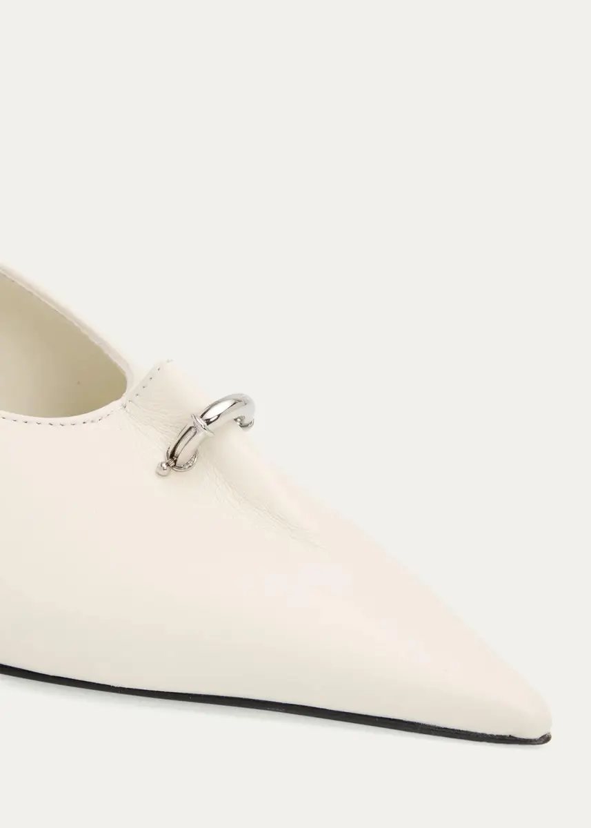 TOTEME 35mm Pierced Nappa Leather Pumps | Thumbnail 4 TOTEME 35mm Pierced Nappa Leather Pumps | Thumbnail 4
