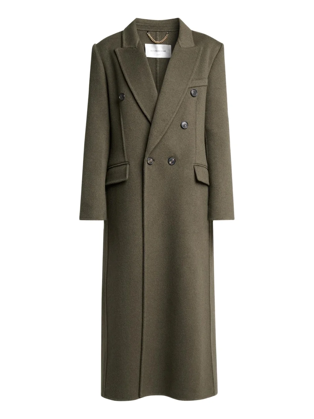Victoria Beckham Catriona Wool-Blend Double-Breasted Coat