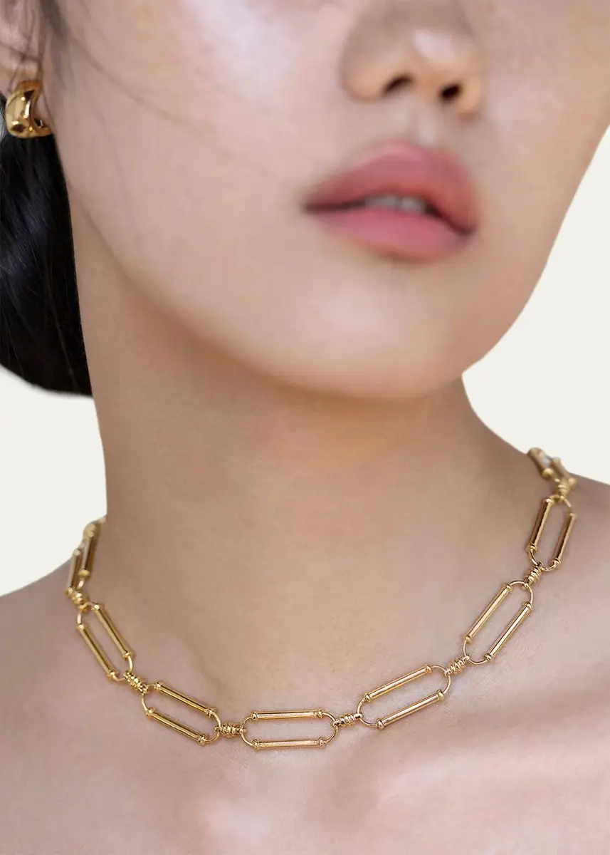 Futura Jewelry 14K Celeste Link Necklace | Thumbnail 2 Futura Jewelry 14K Celeste Link Necklace | Thumbnail 2