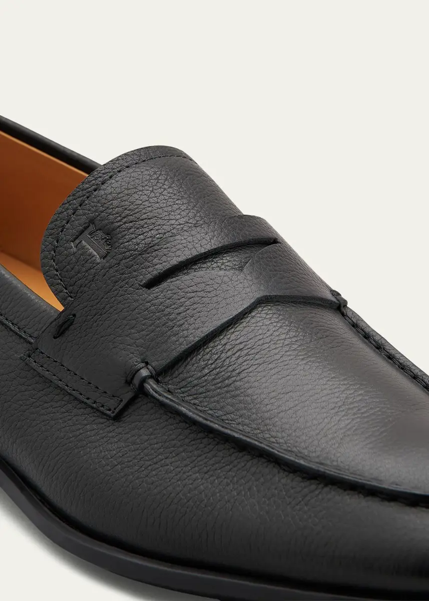 Tod's Men's Mocassino Gomma Leather Penny Loafers | Thumbnail 3 Tod's Men's Mocassino Gomma Leather Penny Loafers | Thumbnail 3