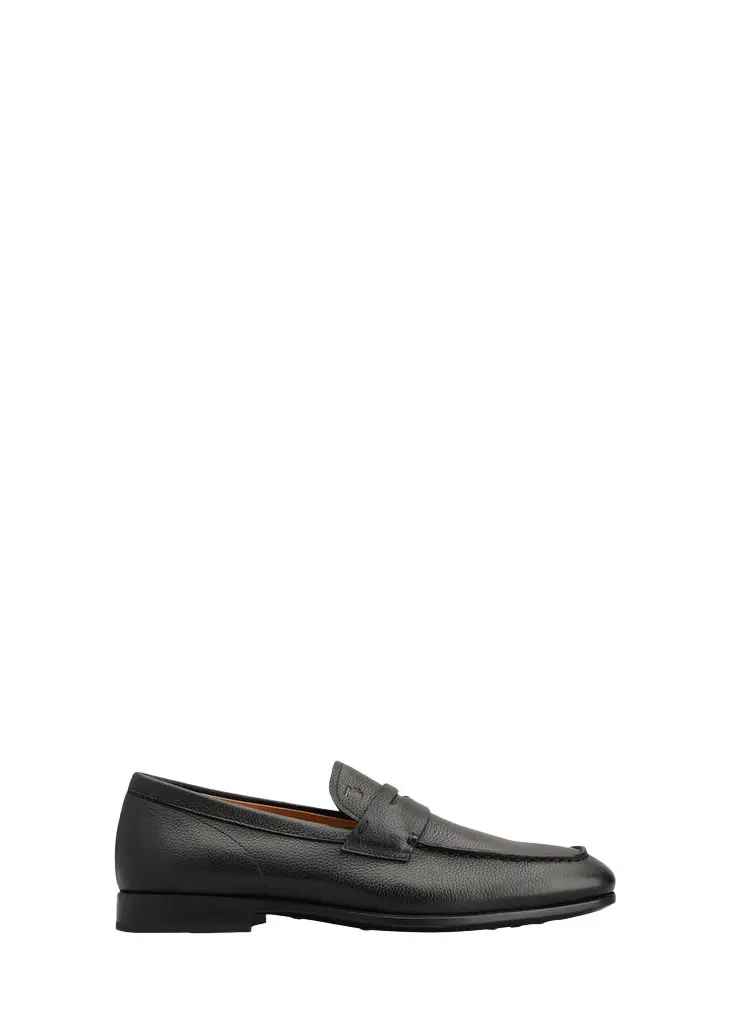Tod's Men's Mocassino Gomma Leather Penny Loafers