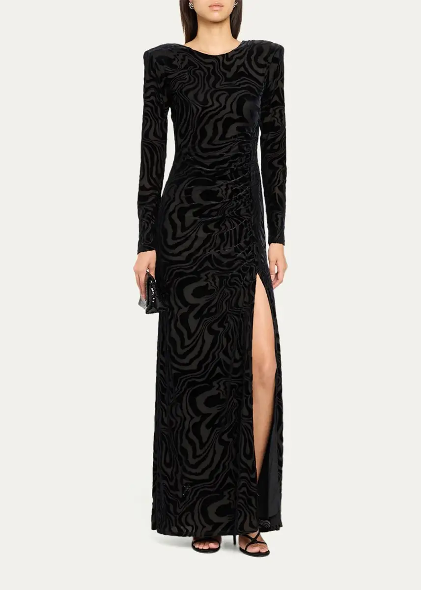 Ramy Brook April Devoré Velvet Maxi Dress | Thumbnail 2