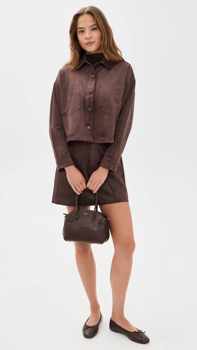 Z Supply All Day Cropped Suede Jacket | Thumbnail 5