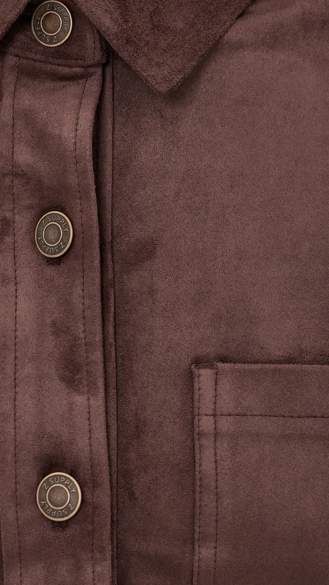 Z Supply All Day Cropped Suede Jacket | Thumbnail 6